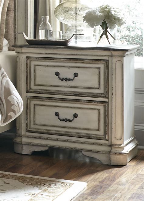 Consider going to an established antique dealer or furniture store to for the best advice and value. Magnolia Manor Antique White 2 Drawer Nightstand from ...