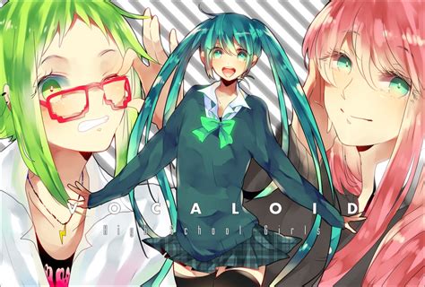 Hatsune Miku Megurine Luka And Gumi Vocaloid Drawn By Oginopnbt5