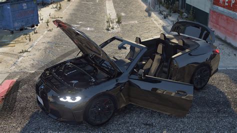 Gta V Bmw M4 2021 Convertible Fivem Ready Animated Roof Etsy Canada