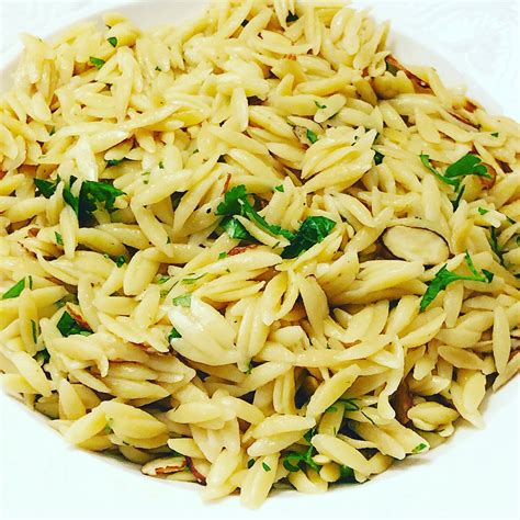 Orzo And Almond Pilaf