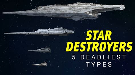 If we are to go by very basic classification, there are actually three types based on color. The 5 Deadliest Star Destroyer Types in Star Wars Legends ...