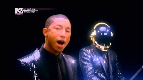 Daft Punk Ft Pharrell Williams Get Lucky Official MTV Video Mtv Videos Pharrell Williams