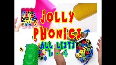 Complete Jolly Phonics Sight Words Series Fun With Blocks Youtube