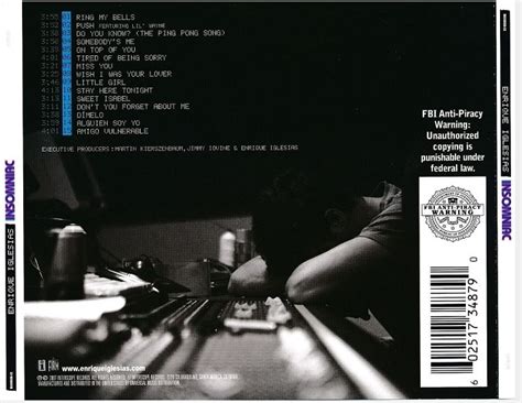 Release Insomniac By Enrique Iglesias Cover Art Musicbrainz