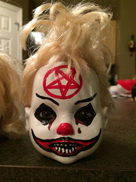 Happy Clown Creepy Dolls Halloween Doll Halloween Face