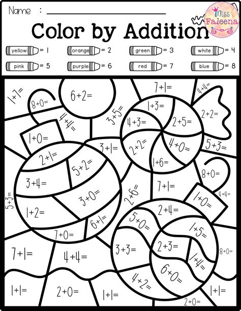 Stay calm and color on! There are 20 pages of color by math worksheets in this ...