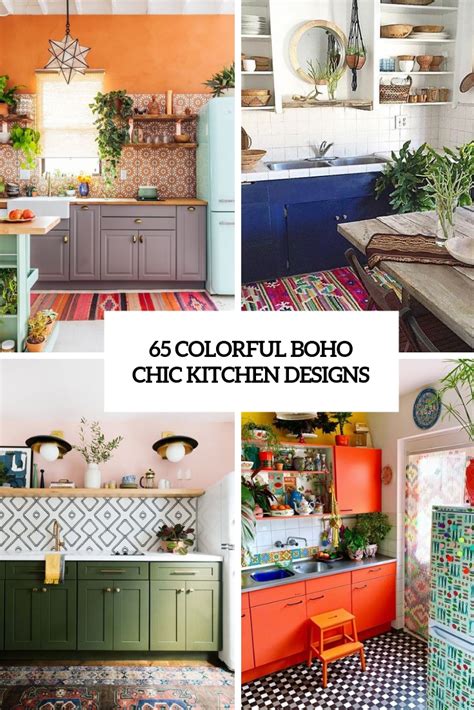 7 kitchen cabinet design ideas. 65 Colorful Boho Chic Kitchen Designs - DigsDigs