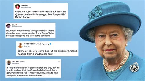 All The Strange Ways People Found Out About Queen Elizabeth Iis Death Via The Internet