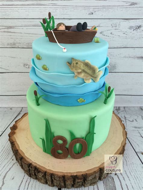 Fishing Bass Cake For 80th Birthday Oven