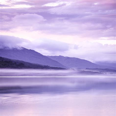Purple Mist Over Loch Carron Photograph By Lynne Douglas
