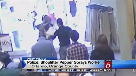 Video Shows Shoplifter Pepper Spraying Store Worker