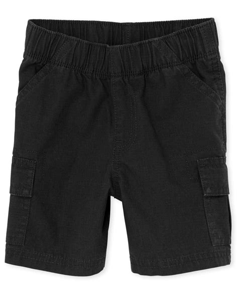 Baby And Toddler Boys Uniform Woven Pull On Cargo Shorts