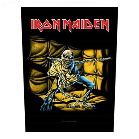 Back Patch Sau Petic Textil Iron Maiden Piece Of Mind Patch Uri Rock
