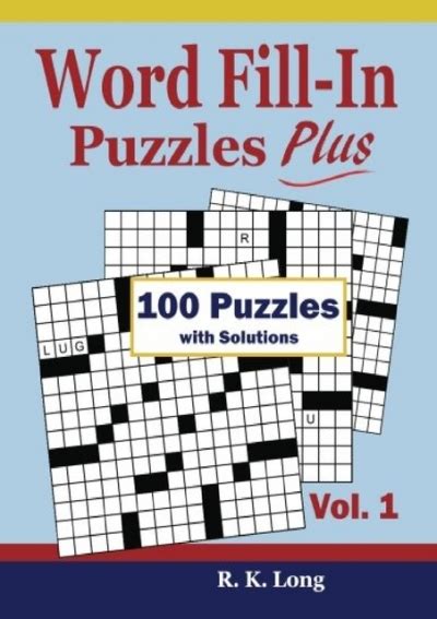 Download️ Free Pdf Word Fill In Puzzles Plus Volume 1 100 Word Fill