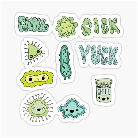 Germs Stickers Redbubble