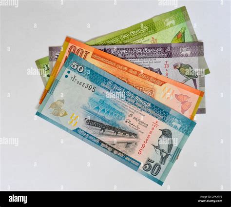 Banknotes Rupee Sri Lanka Stock Photo Alamy