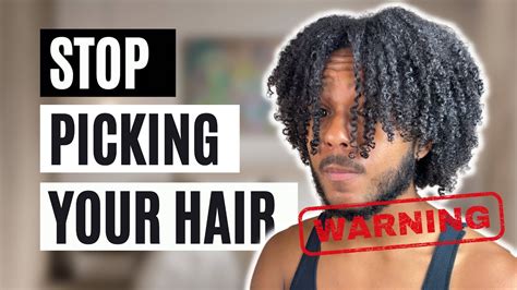 How To Stop Picking Out Your Hair No More Flat Hair Youtube