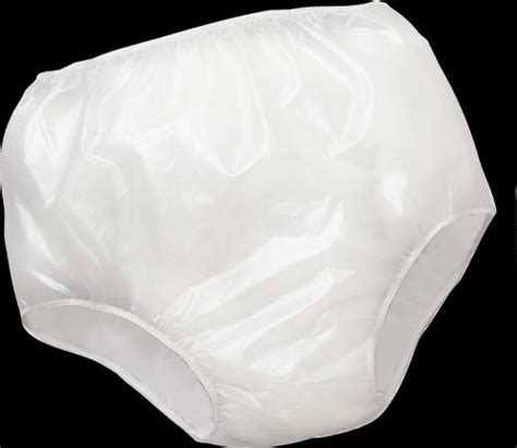 3pk Adult Waterproof Soft Vinyl Plastic Pant Diaper