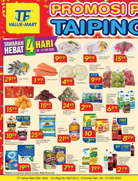 28 31 Dec 2020 Tf Value Mart Opening Promotion At Taiping