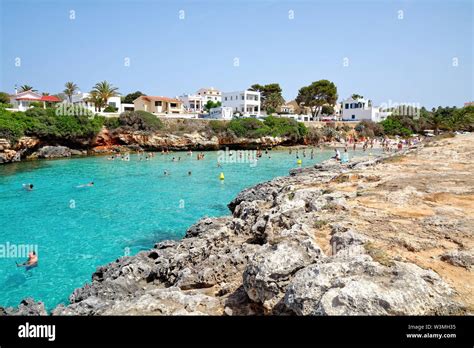 The Beach And Cove At Sa Caleta On A Hot Summers Daycala Santandria