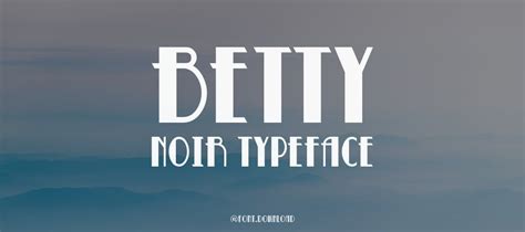 Betty Noir Font Download Free Fontdownload