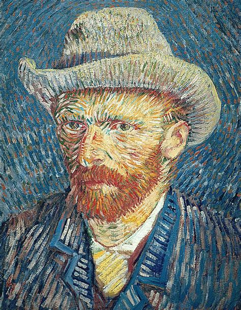 Self Portrait By Vincent Van Gogh Van Gogh Self Portrait Van Gogh