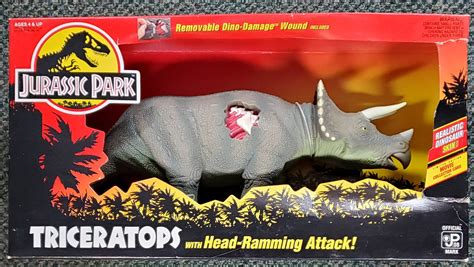 1993 Mib Kenner Jurassic Park Series 1 Triceratops Factory Sealed The Toys Time Forgot