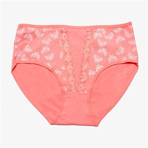 Růžové Dámské Bavlněné Kalhotky S Motýlky Spodní Prádlo Růžová Royal Fashioncz Online