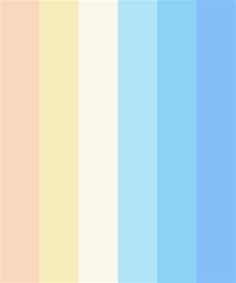 An Image Of A Color Scheme With Pastel Colors In The Middle And Bottom Half
