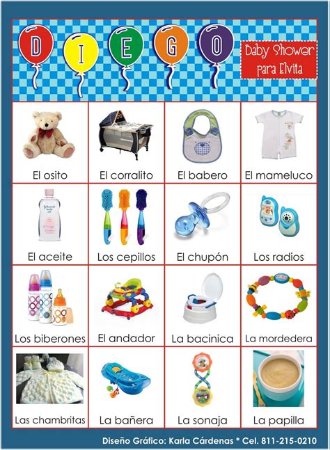 Loteria Para Baby Shower De Niña Para Imprimir Imagui