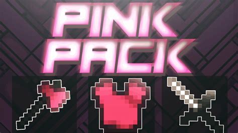 Pink Texture Pack X16 Fps Boost Pvp Pack Youtube
