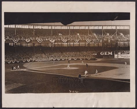 Lot # 105: 1923 "Baseball Season Opens in New York City", Sweeping