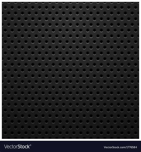 Black Metal Texture With Holes Royalty Free Vector Image