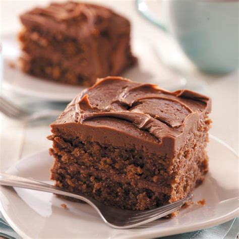 Chocolate Cake With Cocoa Frosting Recipe Taste Of Home