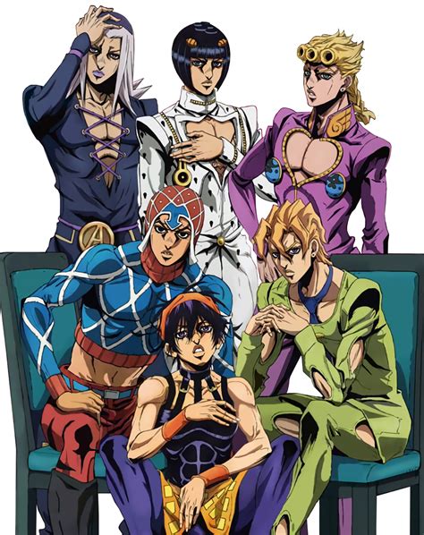 Golden Wind Anime Art Animedia Cover Jojo Anime Jojo Bizarre Jojo