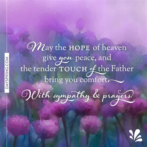 Tender Touch Dayspring Ecard Studio Sympathy Quotes Words Of