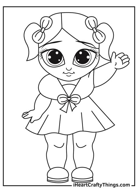 Coloring Pages Of Dolls