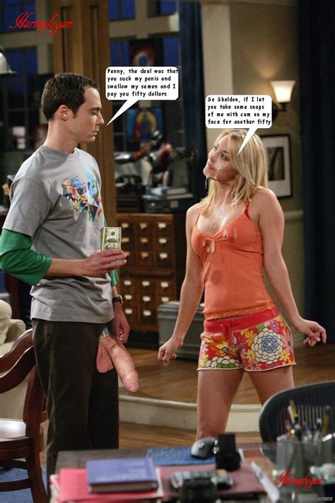 Post 3738392 Fakes Harveylogan Jim Parsons Kaley Cuoco Penny Sheldon Cooper The Big Bang Theory