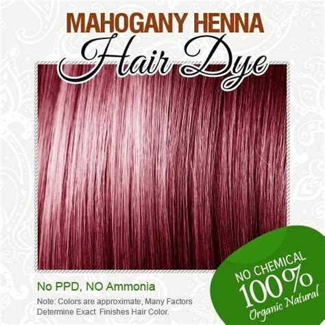 Mahogany Henna Hair Color 100 Organic Hair Color Hair Care Allin Shiny