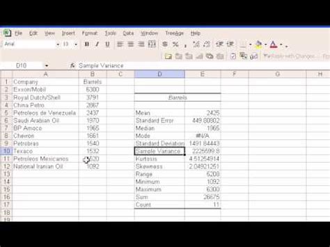 I have looked for various solutions one of which came from this stack overflow post export data from r into excel but i was not able to find an explanation of how to import from r row by row information. Descriptive Statistics in Excel - YouTube