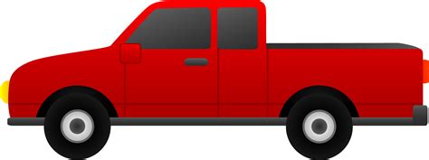 Red Pickup Truck Clip Art Free Clip Art