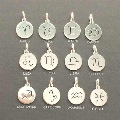 Sterling Silver Zodiac Charm Bracelet Handmade Star Sign Etsy Uk