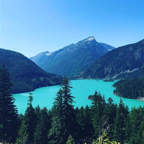 Diablo Lake Washington North Cascades National Park Cascade