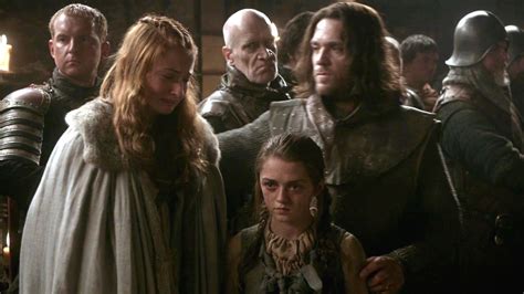Sansa And Arya With Jory Sansa Stark Photo 33440606 Fanpop