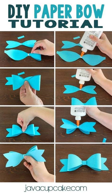 Diy Paper Bows Papel Faça Você Mesmo Trabalhos Em Papel Laço De Origami