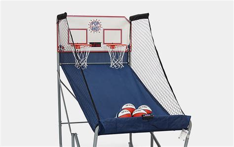 Many even have wheels that will make them easier to slide across the floor. Home Basketball Arcade Game