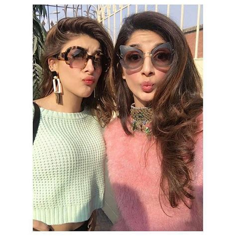 sister act mawra and urwa hocane do a pout face for a pic bollywood fashion prettiest