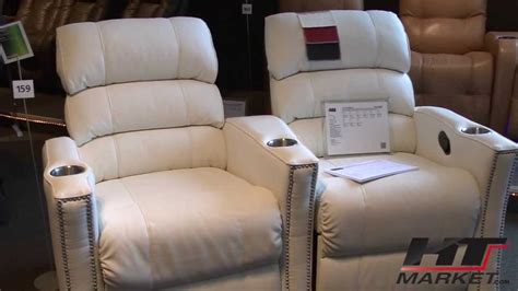 These movie theater chairs are designed for commercial or personal home theaters. Palliser Feedback Home Theater Seating Review - YouTube