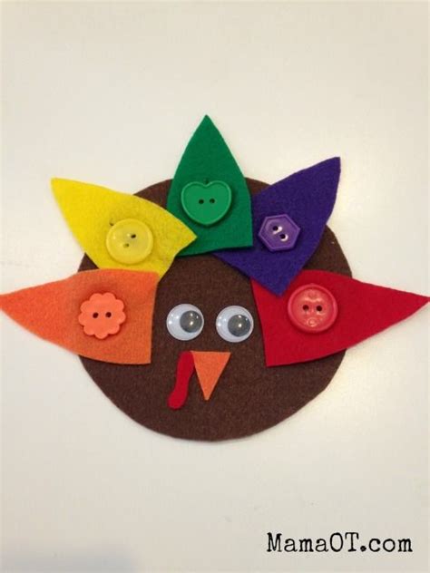 Maybe you would like to learn more about one of these? Button practice turkey! 4 creative turkey themed fine ...