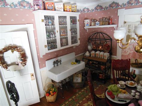 Dollhouse Kitchen Dollhouse Kitchen Miniature Kitchen
